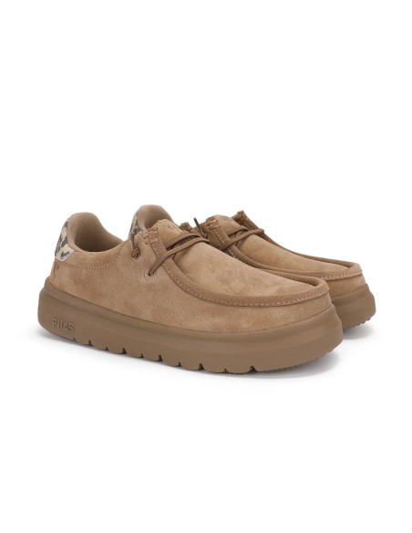 WALK IN PITAS - ZAPATO LYON TIPO WALLABI DE NOBUCK HIDROFUGADO
