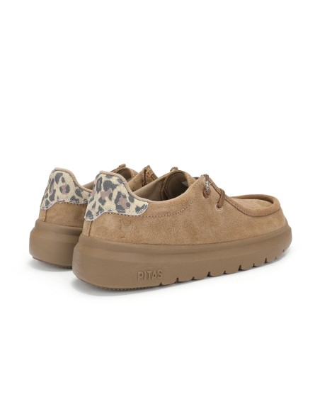 WALK IN PITAS - ZAPATO LYON TIPO WALLABI DE NOBUCK HIDROFUGADO
