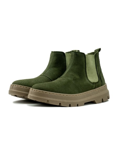 7182 U PEONIA- BOTA UNISEX NATURAL WORLD  NAPA CHELSEA CON SUELA TRACK