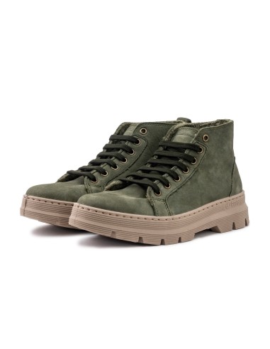 NATURAL WORLD 7181 U 55 NAIRA - BOTA UNISEX DE PIEL NAPA Y SUELA TRACK