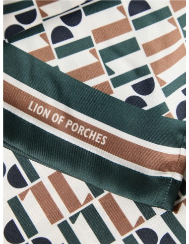 LP008451 Blusa estampada con lazo LION OF PORCHES
