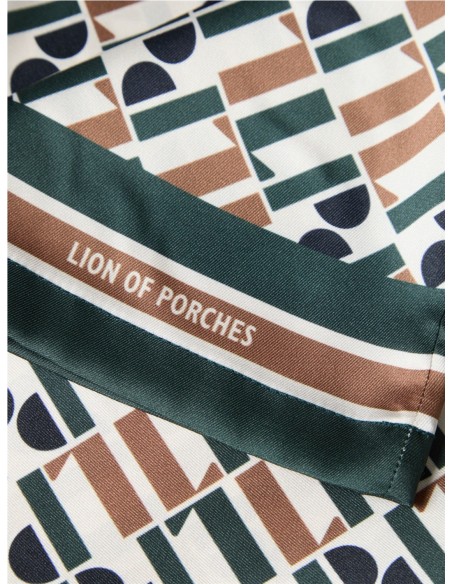 LP008451 Blusa estampada con lazo LION OF PORCHES
