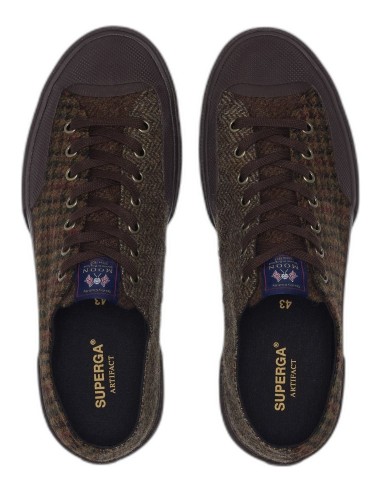 Zapatilla Unisex Superga Patchwork de Lana Brown Toffee