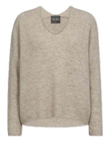 Jersey MOS MOSH Thora con Cuello en Pico y Alpaca