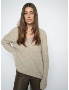 Jersey MOS MOSH Thora con Cuello en Pico y Alpaca 2