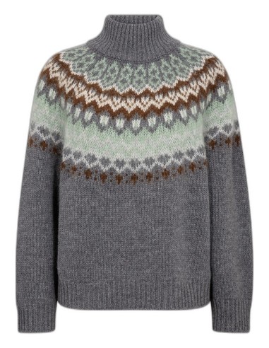 Jersey de cuello alto Mos Mosh Daya Fjord Jacquard