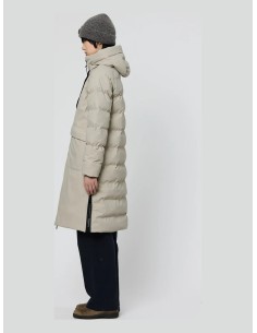 Parka larga Tanta Rainwear Rime Stone Grey 2