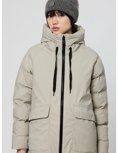Parka larga Tanta Rainwear Rime Stone Grey
