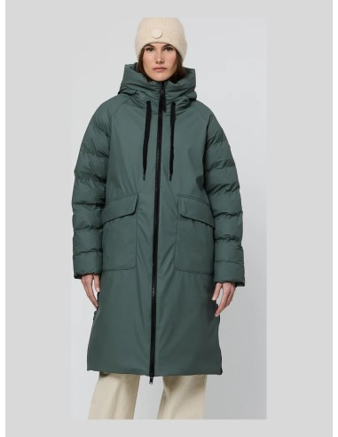 Parka Larga Tanta Rainwear Balsam Green Rime