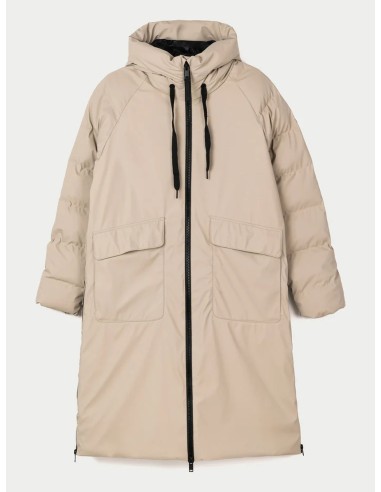 Parka larga Tanta Rainwear Rime Stone Grey