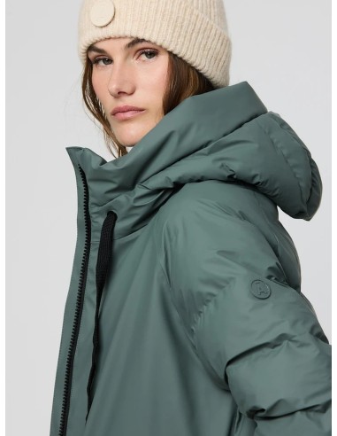 Parka Larga Tanta Rainwear Balsam Green Rime