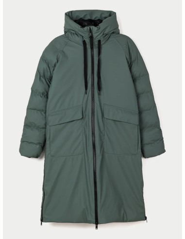 Parka Larga Tanta Rainwear Balsam Green Rime