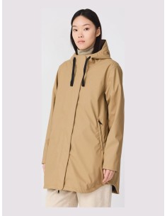 Parka Impermeable Tanta Rainwear mujer Beige