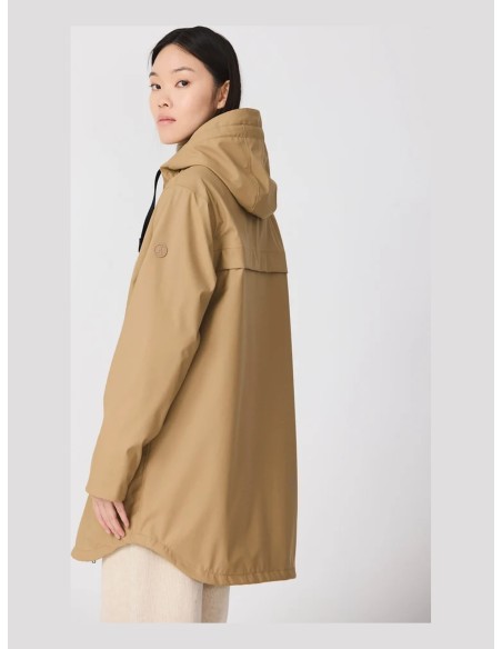 Parka Impermeable Tanta Rainwear mujer Beige