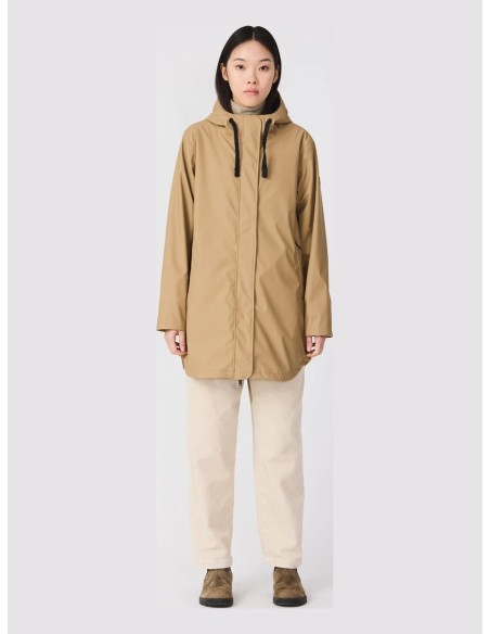 Parka Impermeable Tanta Rainwear mujer Beige