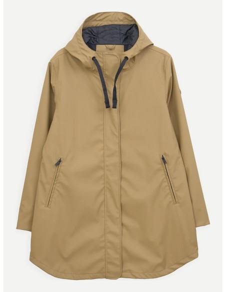 Parka Impermeable Tanta Rainwear mujer Beige