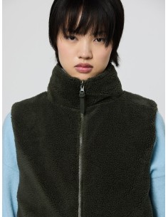 Chaleco Tanta Rainwear Acolchado reversible Verde 2