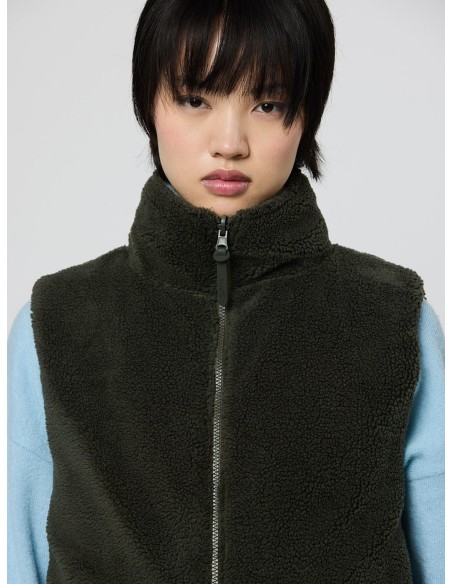 Chaleco Tanta Rainwear Acolchado reversible Verde