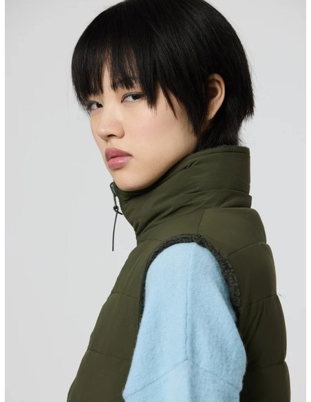 Chaleco Tanta Rainwear Acolchado reversible Verde