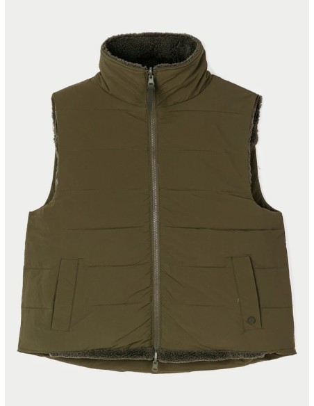 Chaleco Tanta Rainwear Acolchado reversible Verde