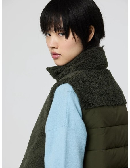 Chaleco Tanta Rainwear Acolchado reversible Verde