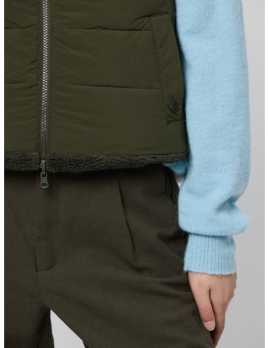 Chaleco Tanta Rainwear Acolchado reversible Verde