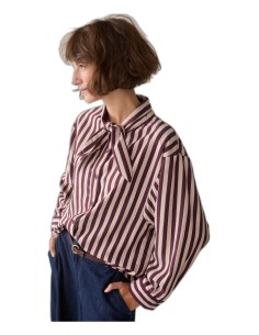 Blusa Summum de Rayas con Lazada en Viscosa Ecovero 2