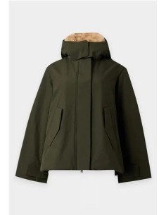 Parka Solana Save The Duck con capucha desmontable, cuello efecto pelo 2